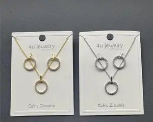 Crystal Halo Circle Set ARABIYA BAZAR